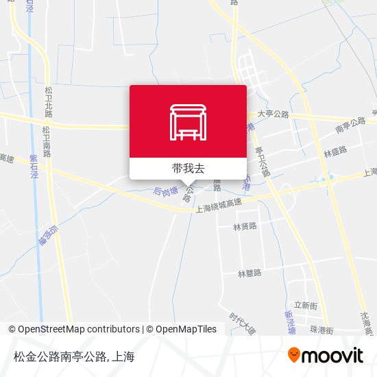 松金公路南亭公路地图