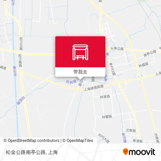 松金公路南亭公路地图