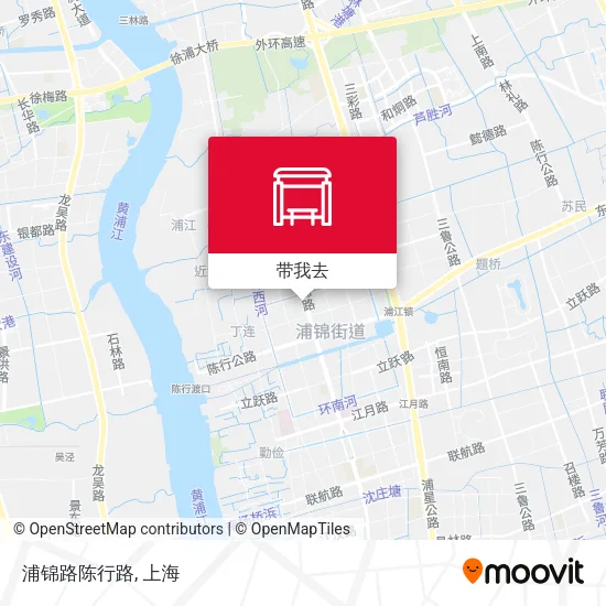 浦锦路陈行路地图