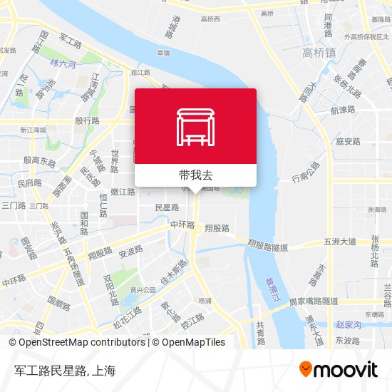 军工路民星路地图