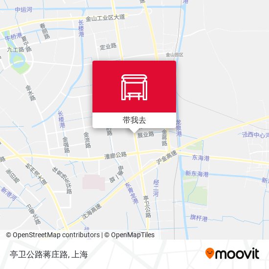 亭卫公路蒋庄路地图