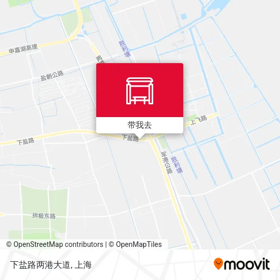 下盐路两港大道地图