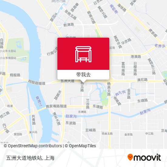 五洲大道地铁站地图