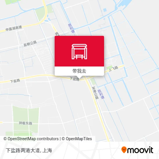 下盐路两港大道地图