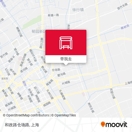和政路仓场路地图