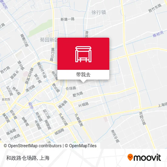 和政路仓场路地图