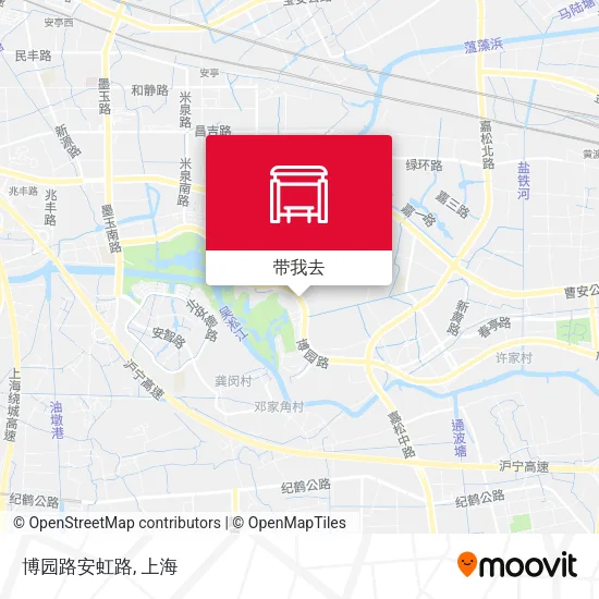 博园路安虹路地图