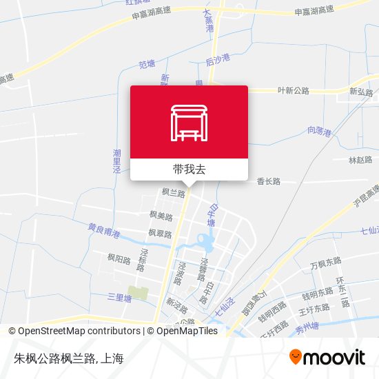 朱枫公路枫兰路地图