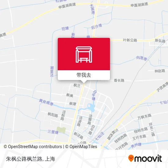 朱枫公路枫兰路地图