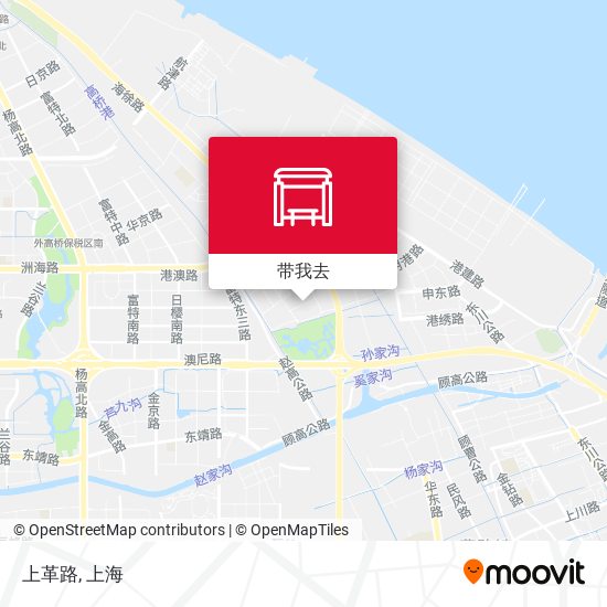 上革路地图