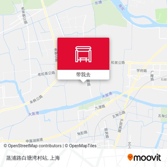 蒸浦路白塘湾村站地图