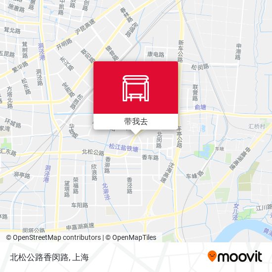 北松公路香闵路地图