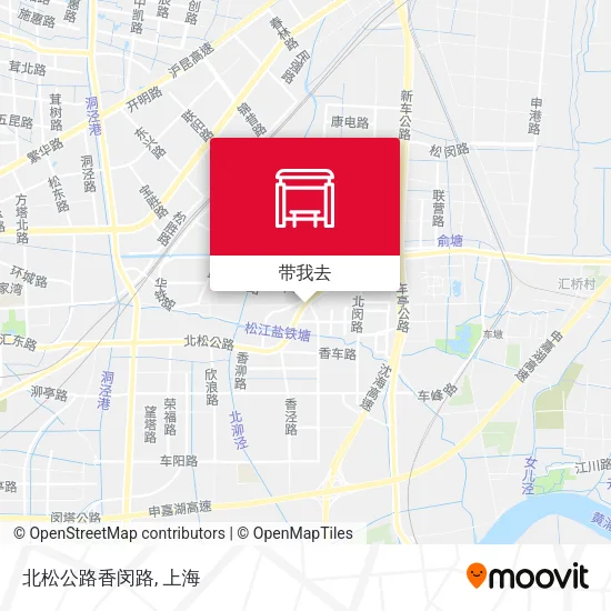 北松公路香闵路地图