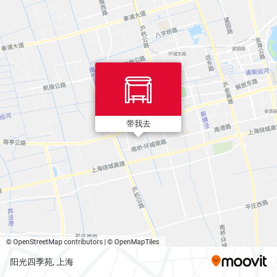 阳光四季苑地图