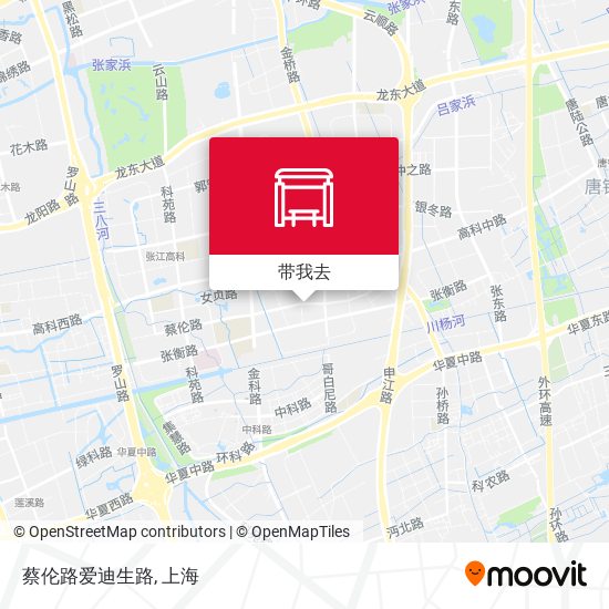 蔡伦路爱迪生路地图