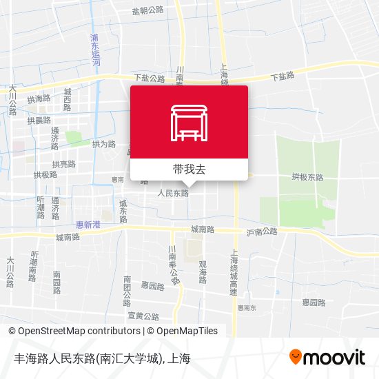 丰海路人民东路(南汇大学城)地图