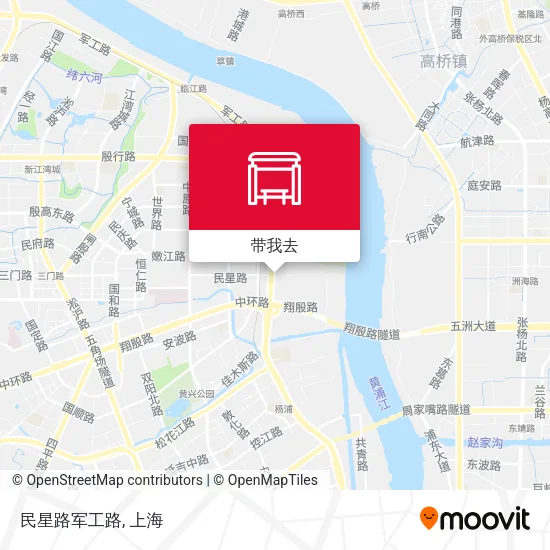 民星路军工路地图