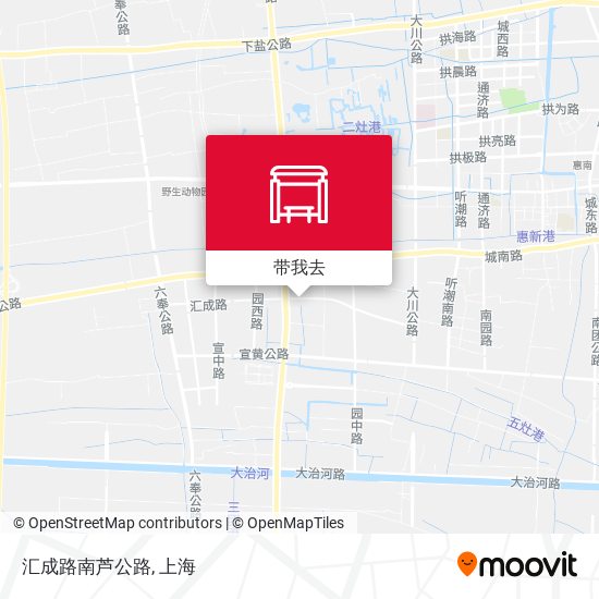 汇成路南芦公路地图