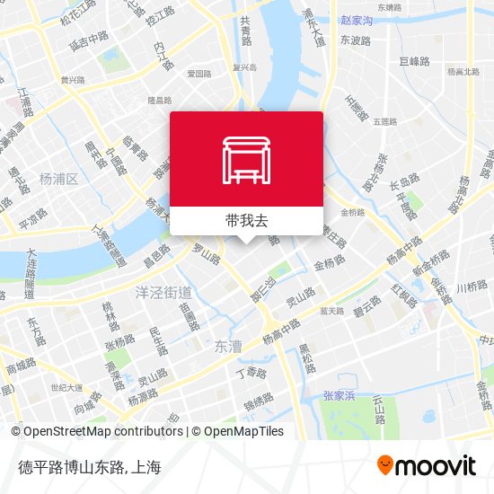 德平路博山东路地图