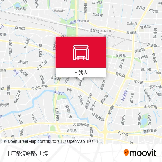 丰庄路清峪路地图