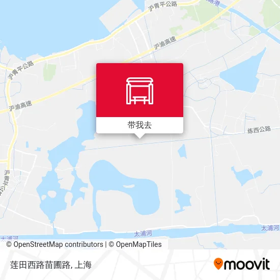 莲田西路苗圃路地图