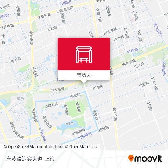 唐黄路迎宾大道地图