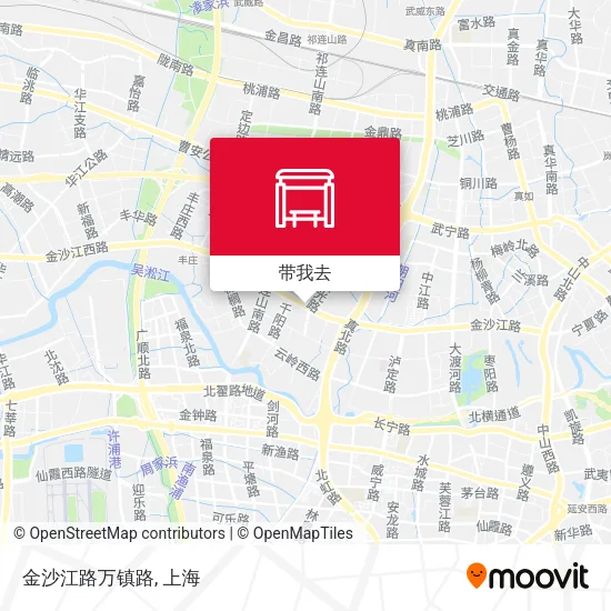 金沙江路万镇路地图