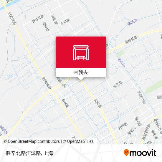 胜辛北路汇源路地图