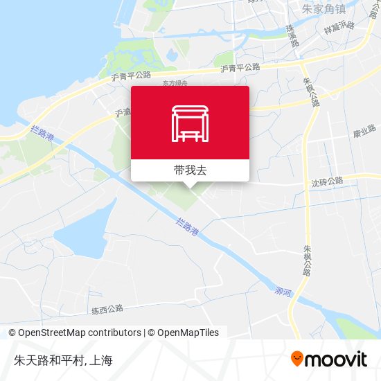 朱天路和平村地图