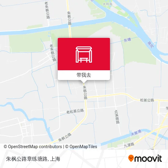 朱枫公路章练塘路地图
