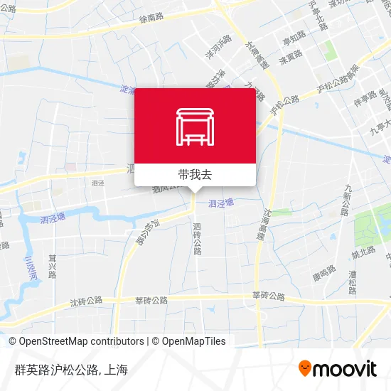 群英路沪松公路地图