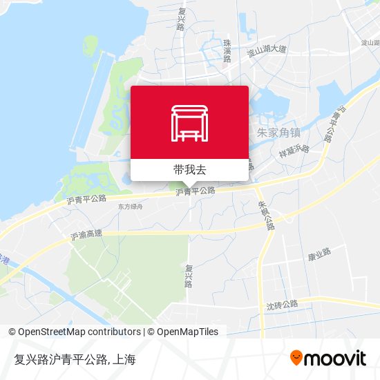 复兴路沪青平公路地图
