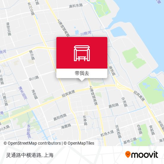 灵通路中横港路地图