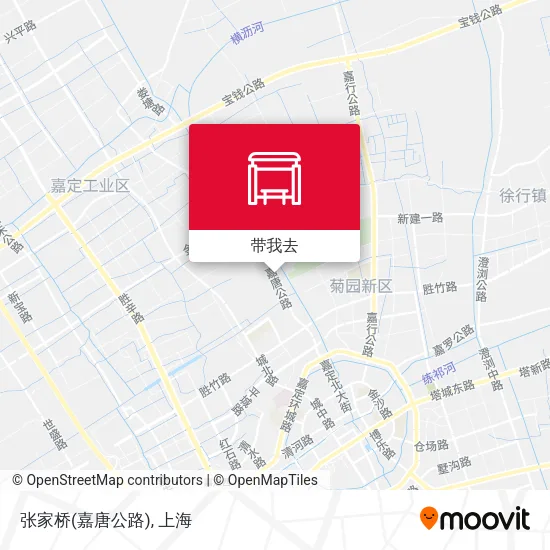 张家桥(嘉唐公路)地图