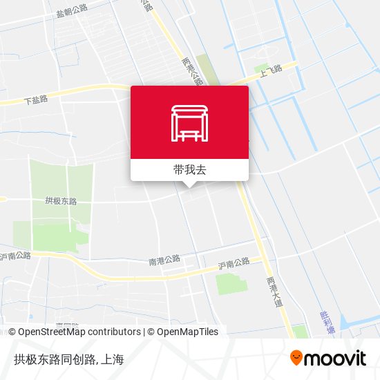 拱极东路同创路地图