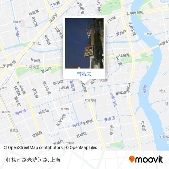 虹梅南路老沪闵路地图
