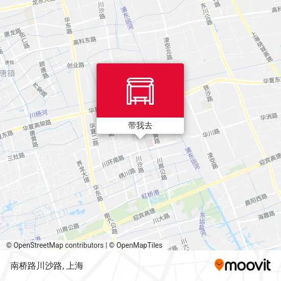 南桥路川沙路地图