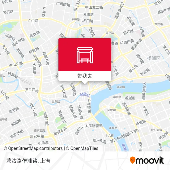塘沽路乍浦路地图