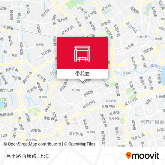 昌平路西康路地图