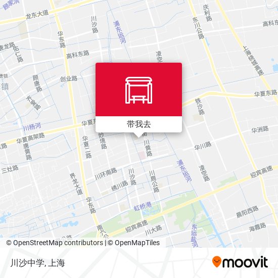 川沙中学地图