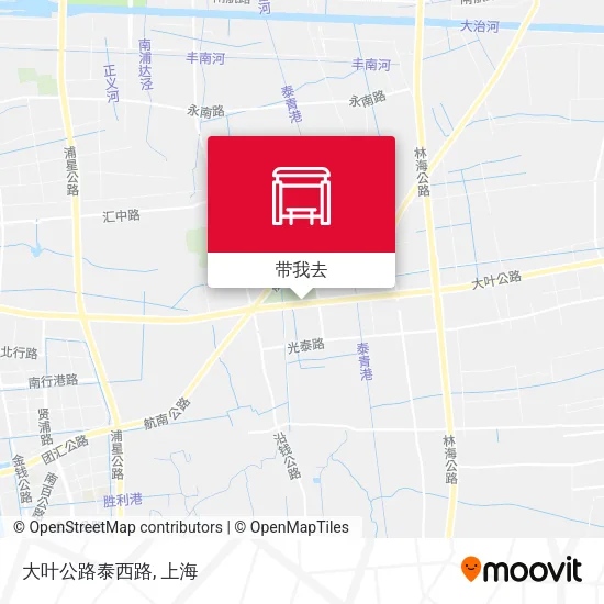大叶公路泰西路地图