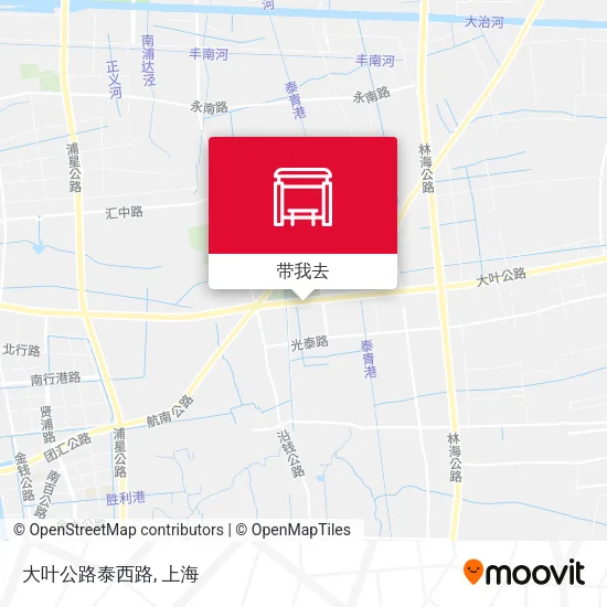 大叶公路泰西路地图
