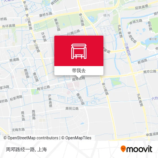 周邓路经一路地图