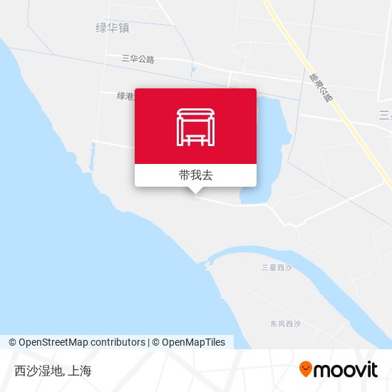 西沙湿地地图