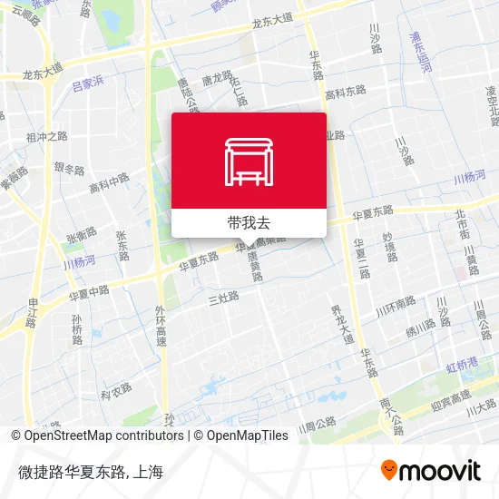 微捷路华夏东路地图