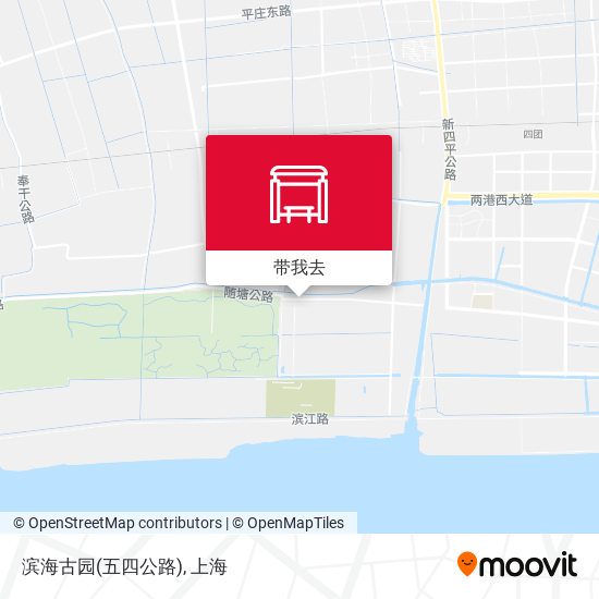 滨海古园(五四公路)地图