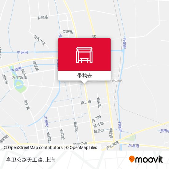 亭卫公路天工路地图