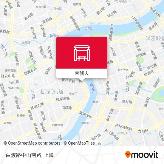 白渡路中山南路地图