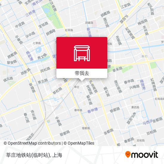 莘庄地铁站(临时站)地图