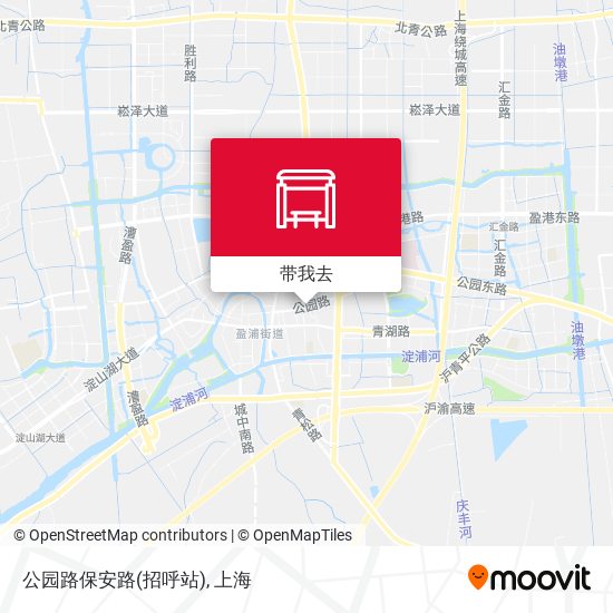 公园路保安路(招呼站)地图